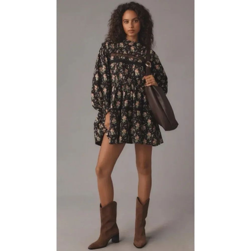 Pilcro Long-Sleeve Mock-Neck
Swing Mini Dress size XS